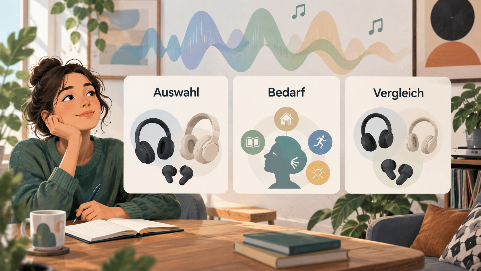 Redaktionelle Illustration zu Deezer Review: Funktionen, Hörkomfort und wichtige Fragen vor dem Abo